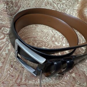 Joseph Abboud Black Leather Belt